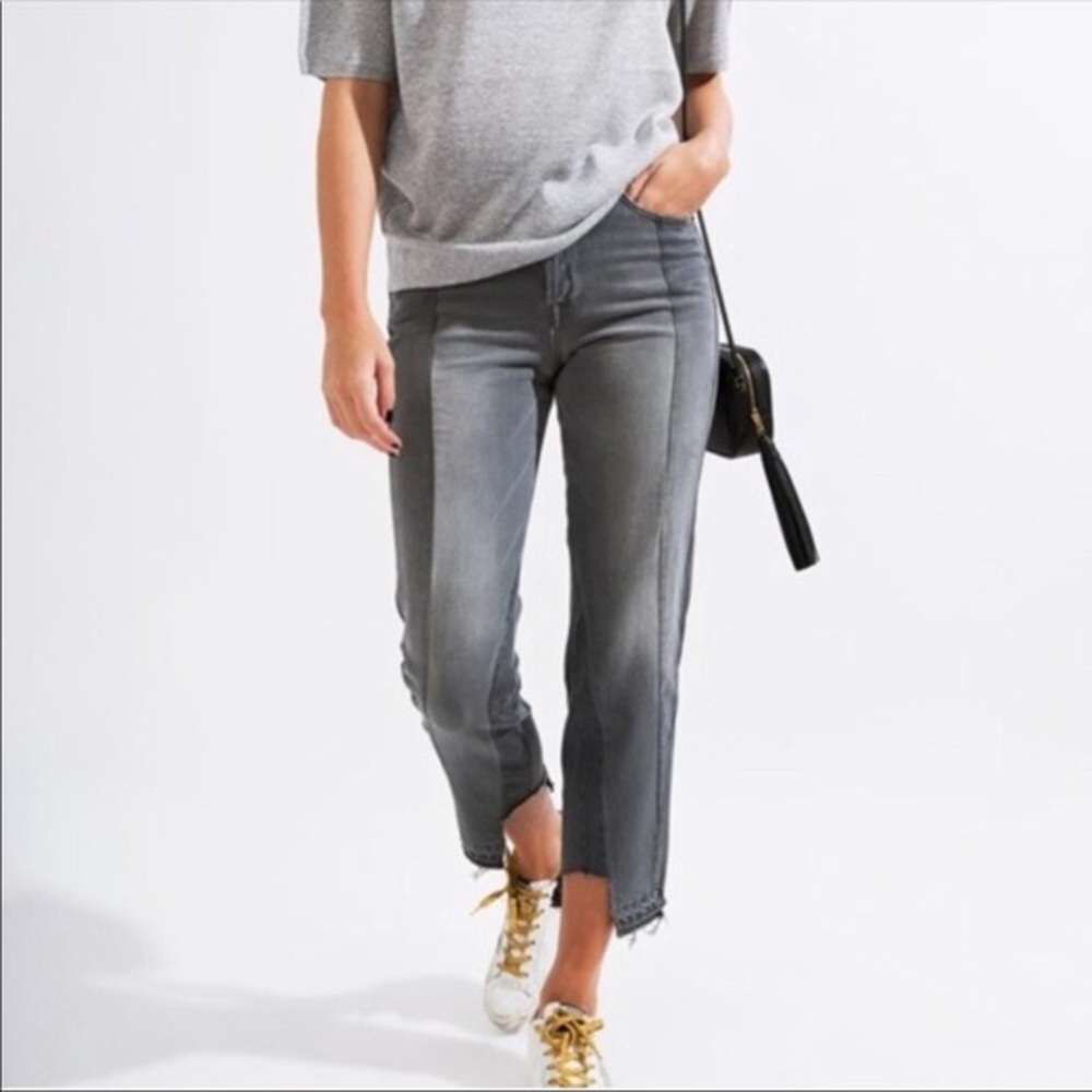 Frame Nouveau Le Mix Dstressed Denim/Noir - image 3